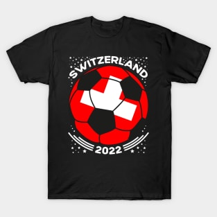 Switzerland Flag Soccer Football Team T-Shirt